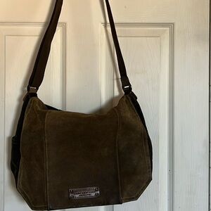 Marc New York Suede Messenger Bag
